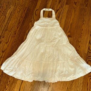 Girls white Old Navy dress.